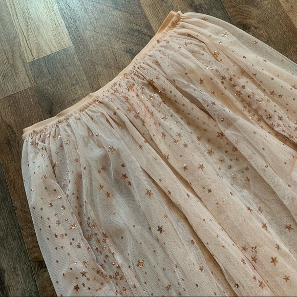 VS Sheer Mesh Sequin Star Maxi Skirt - Picture 8 of 15